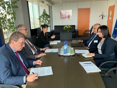 مايا مرسى تلتقى مدير عام إدارة سياسة الجوار ومفاوضات التوسيع