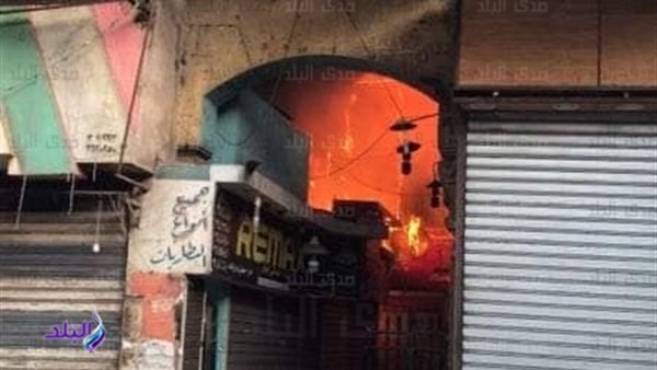 جانب من حريق العتبة