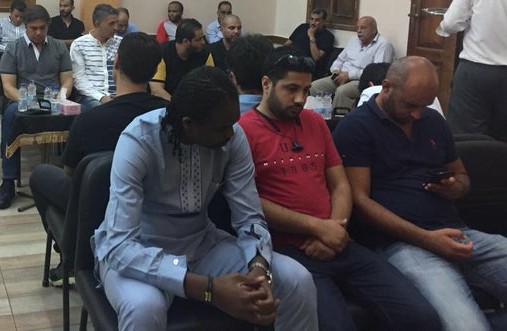 كانو في عزاء والد ميدو كانو في عزاء والد ميدو