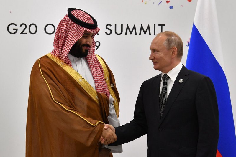 بوتين وبن سلمان بوتين وبن سلمان