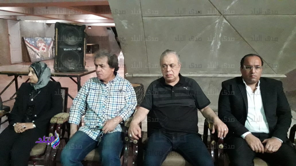 أشرف ذكي في العزاء 