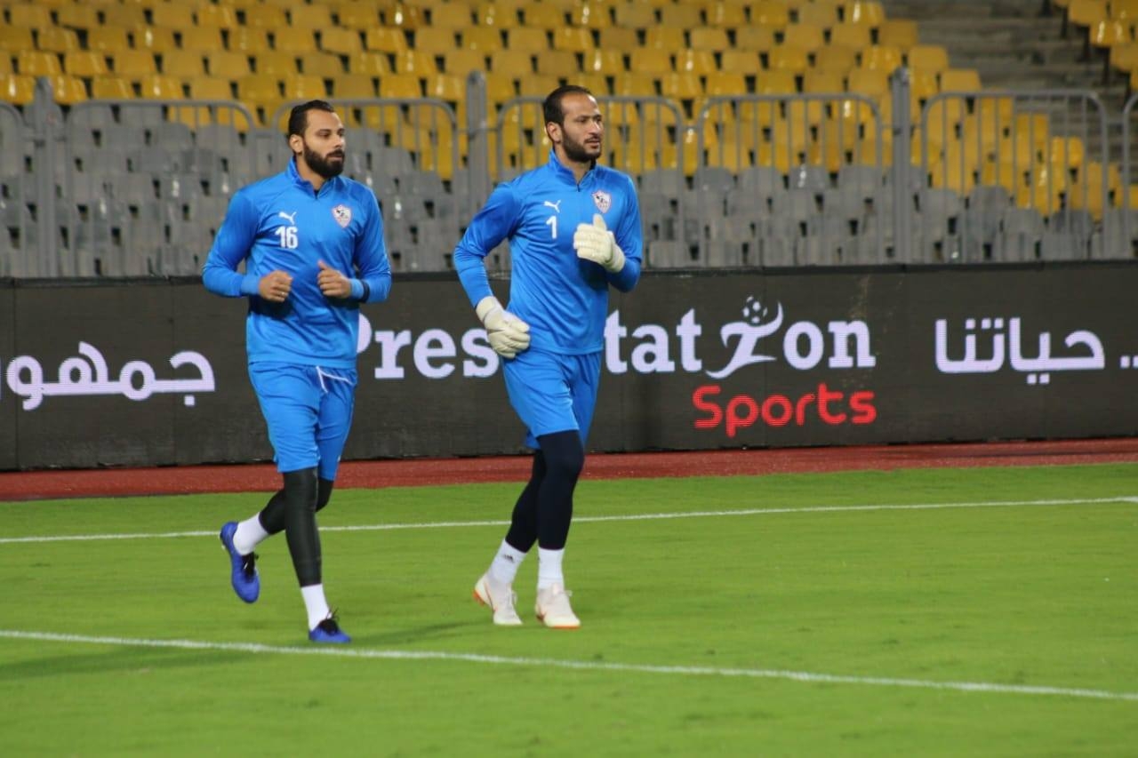 محمود عبد الرحيم جنش حارس مرمى المنتخب الأول، وفريق الزمالك 