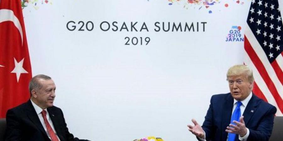 ترامب واردوغان في اوساكا 