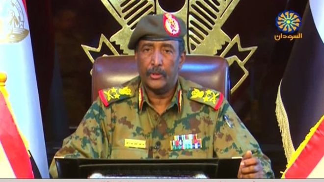 عبد الفتاح البرهان رئيس المجلس العسكري السوداني عبد الفتاح البرهان رئيس المجلس العسكري السوداني