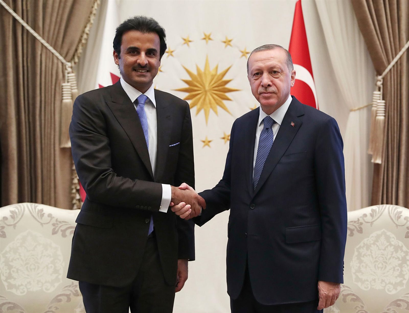 أردوغان وتميم 