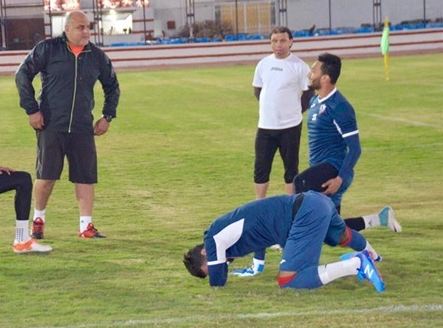 تدريبات قوية لحراس الزمالك تدريبات قوية لحراس الزمالك