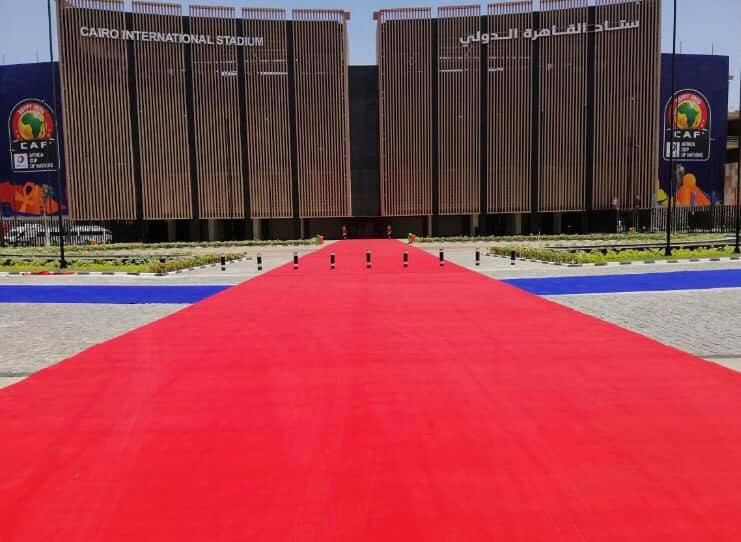 مدخل المقصورة الرئيسية لاستاد القاهرة 