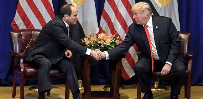الرئيس السيسي ونظيره الامريكي