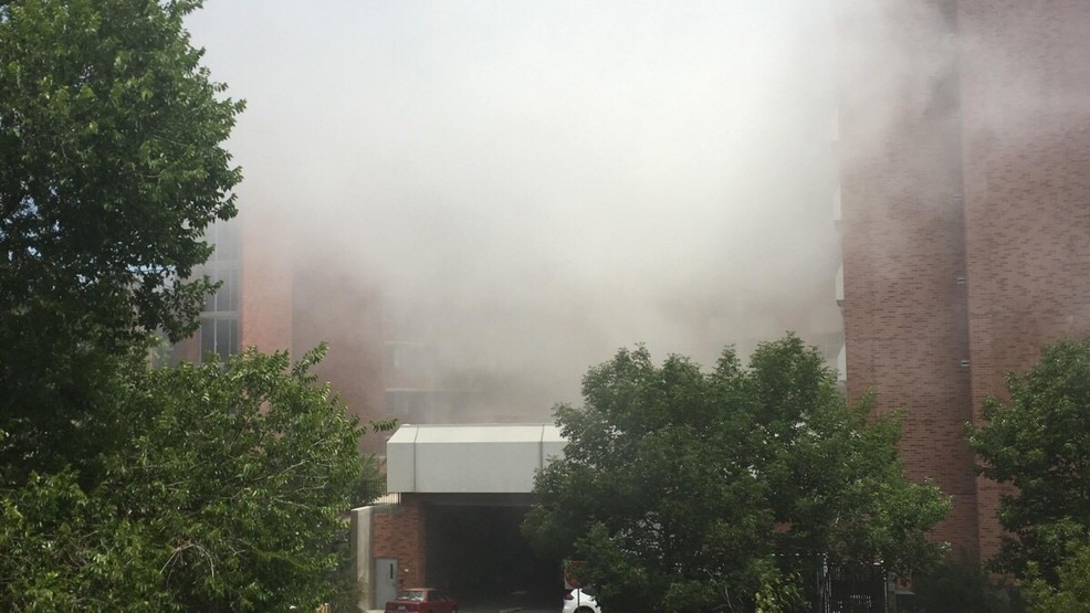 من موقع الانفجار 