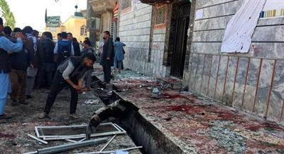 انفجار داخل مسجد في أفغانستان انفجار داخل مسجد في أفغانستان
