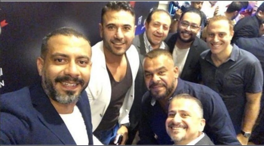 منذر رياحنة مع أبطال الممر 