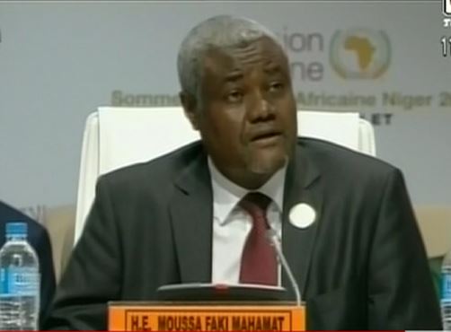 موسى فكي محمد، رئيس مفوضية الاتحاد الإفريقي،