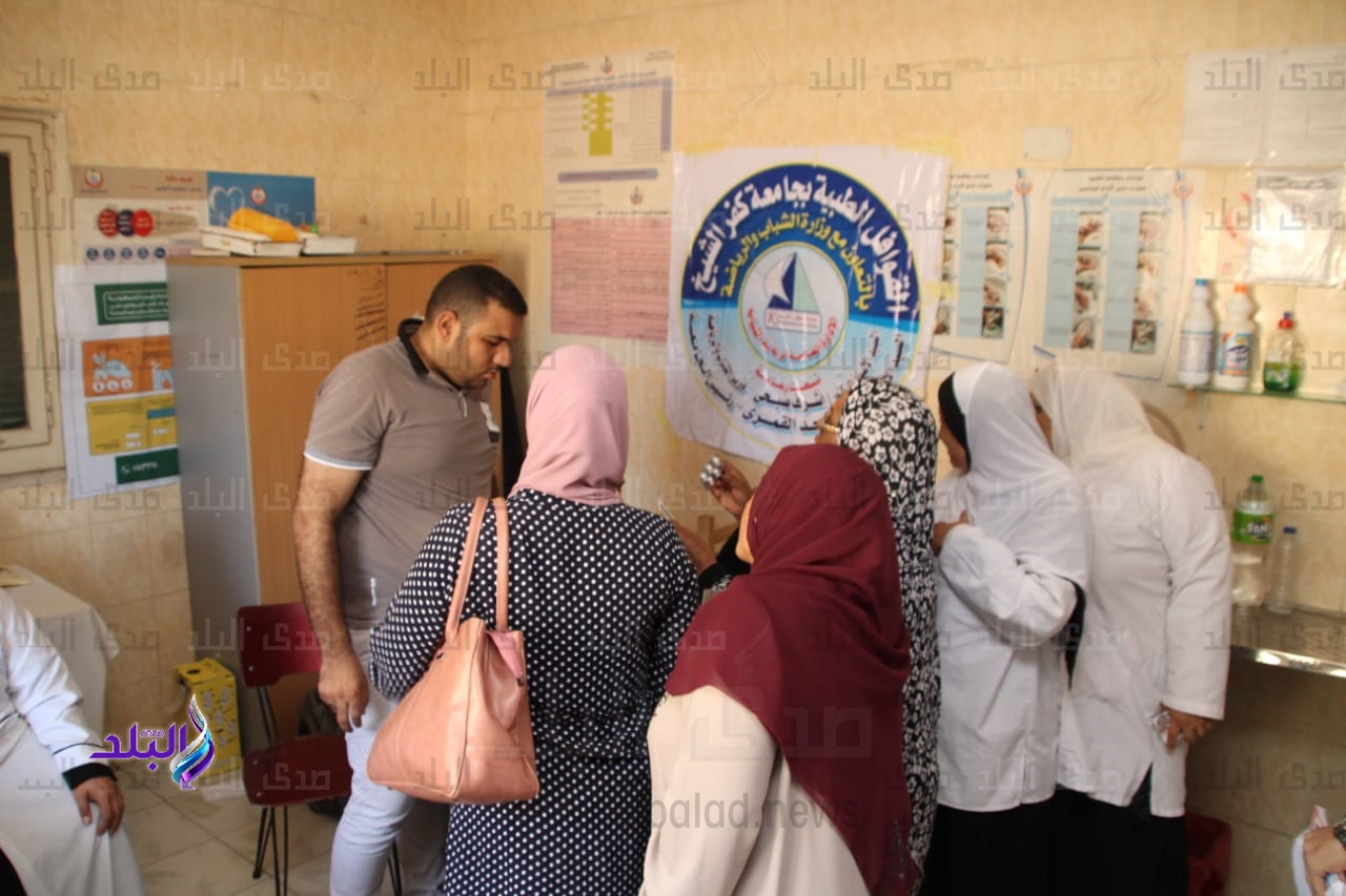 جامعة كفر الشيخ تنظم قافلة طبية بـ سخا