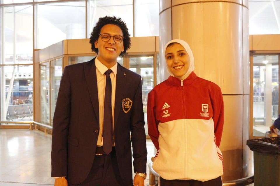 جيانا فاروق بطلة مصر في الكاراتيه