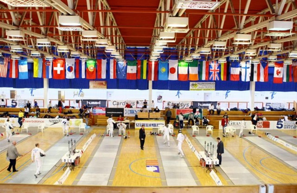 جانب من مباراة فى الخماسي الحديث 