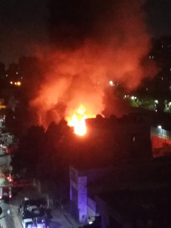 صورة من الحريق 