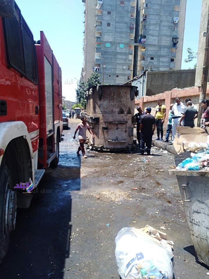 السيطرة  على حريق في سوق الجمعة بالإسكندرية