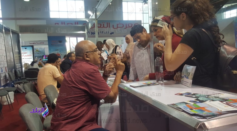 جناح جامعة عين شمس بالمعرض السنوي الرابع للتعليم العالي