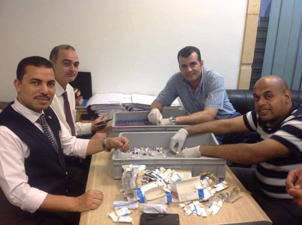 صورة من الضبطية صورة من الضبطية