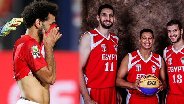 محمد صلاح وأبطال السلة