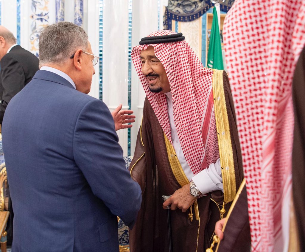 روؤساء وزراء لبنان الأسبقين في ضيافة الملك سلمان روؤساء وزراء لبنان الأسبقين في ضيافة الملك سلمان