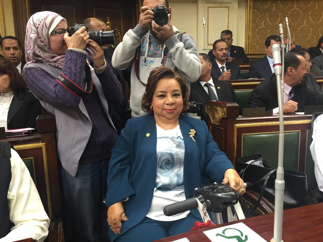 النائبة الدكتورة هبة هجرس عن ذوى الإعاقة