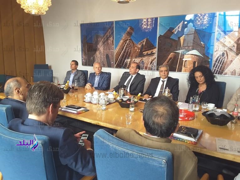 محافظ المنيا وعمدة هيلدسهايم الألمانية