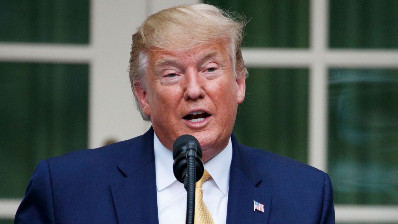 الرئيس الأمريكي دونالد ترامب