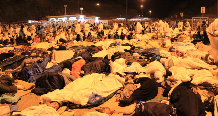 المبيت في مزدلفة 