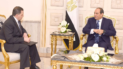 وزير الداخلية والرئيس السيسي وزير الداخلية والرئيس السيسي