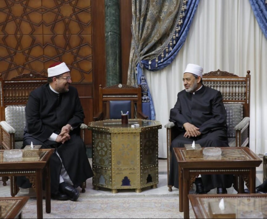 وزير الأوقاف وشيخ الأزهر وزير الأوقاف وشيخ الأزهر