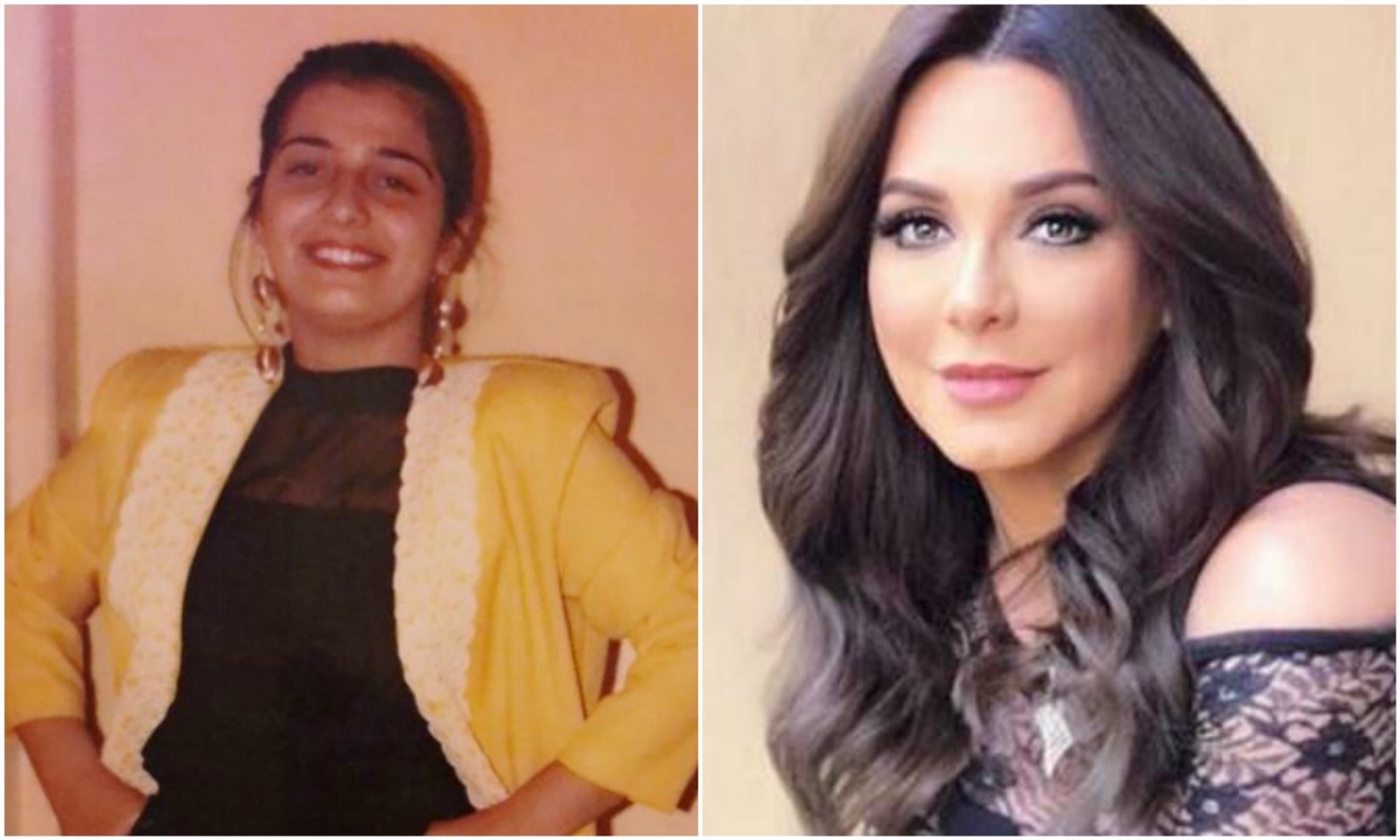 سلاف فواخرجي وشقيقتها الراحلة نهى