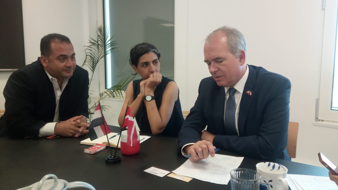 توماس أنكر كريستنسن سفير الدانمارك بالقاهرة 