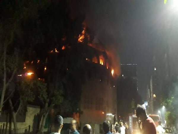 السيطرة على حريق كنيسة الأنبا بولا بشبرا الخيمة دون خسائر 