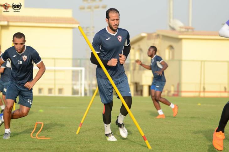 عماد السيد حارس مرمى الزمالك المنضم حديثا للاتحاد السكندري