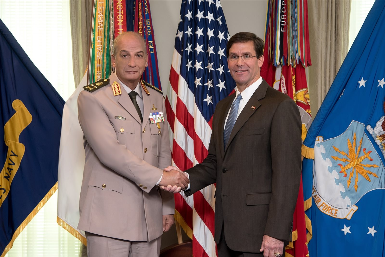 الفريق أول محمد زكى القائد العام للقوات المسلحة