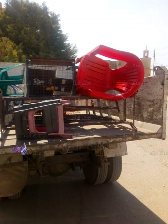 رفع إشغالات المقاهي رفع إشغالات المقاهي
