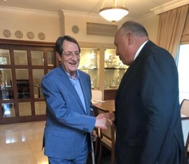 شكري ورئيس قبرص شكري ورئيس قبرص