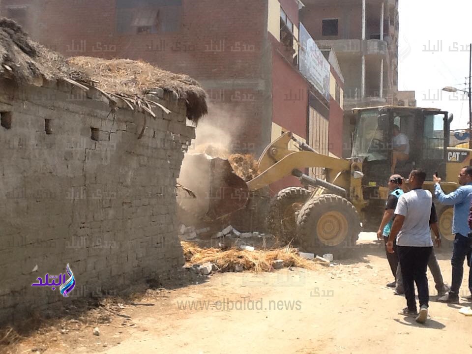 إزالة التعديات على أراضي الدولة 