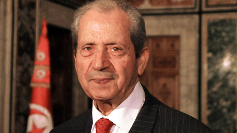 الرئيس التونسي المؤقت محمد الناصر