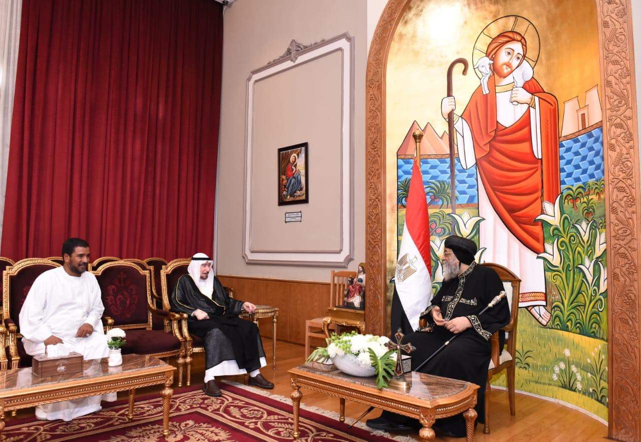 البابا تواضروس والمسؤول الإماراتي