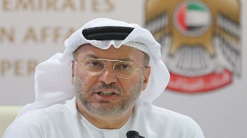 وزير الدولة الإماراتي للشؤون الخارجية، أنور قرقاش