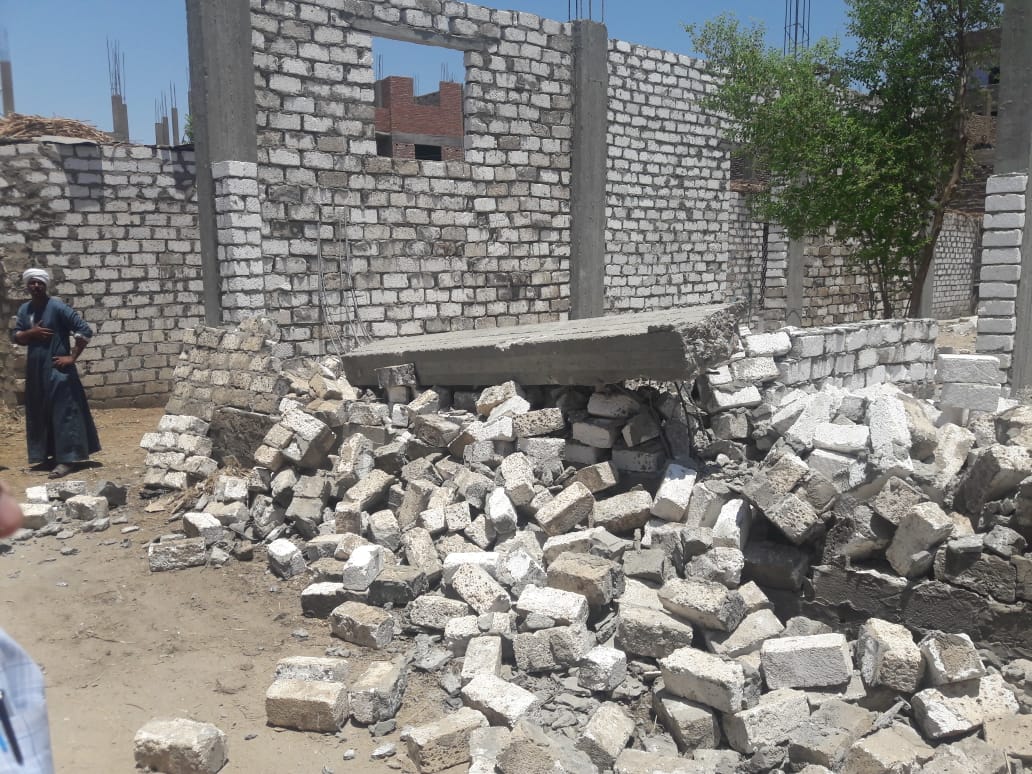 حملة إزالة مكبرة على الأراضي الزراعية وأملاك الدولة بالأقصر 