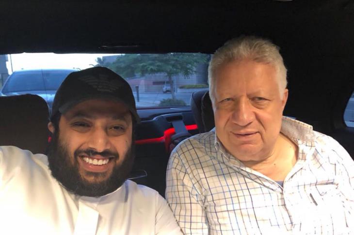 مرتضي منصور وتركي آل الشيخ