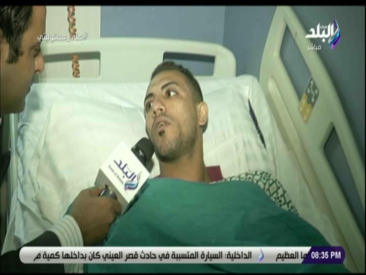 سائق الميكروباص حادث معهد الأورام