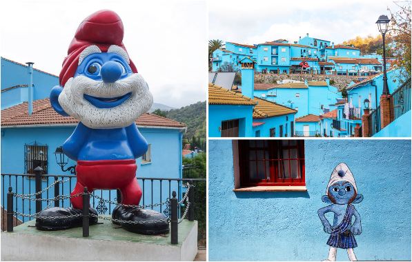 قرية السنافر الزرقاء 