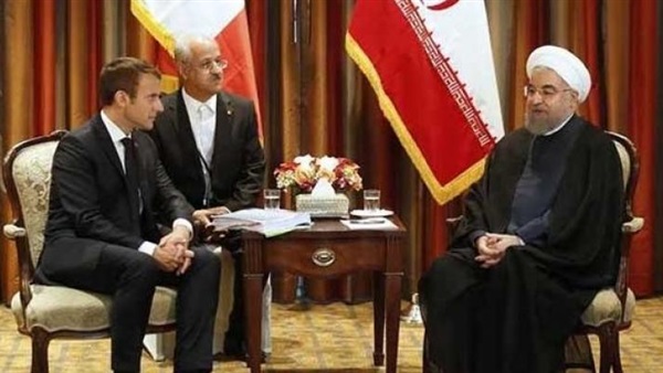 الرئيسان الإيراني والفرنسي الرئيسان الإيراني والفرنسي