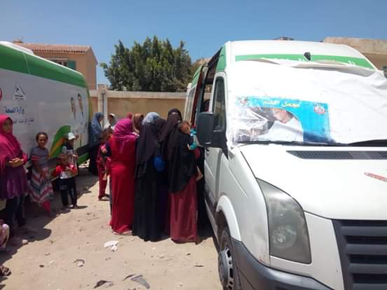 لكشف على 1680 مريض بقافلة علاجية مجانية بإحدى القرى المحرومة