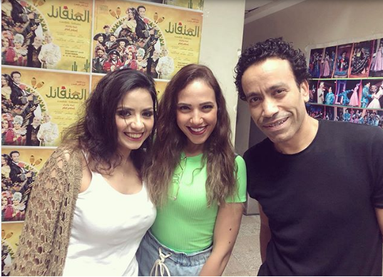 إيمى طلعت زكريا مع سامح حسين وسهر الصايغ