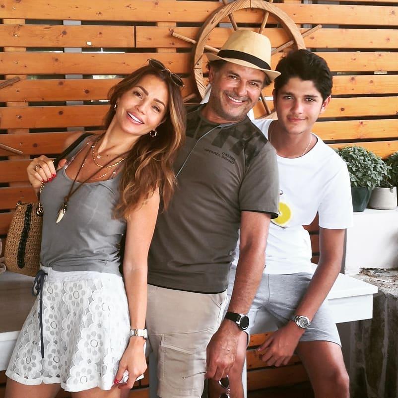 زوجة راغب علامة ونجله  زوجة راغب علامة ونجله